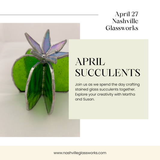 April 27, Succulent Workshop, 10 am- 2 pm