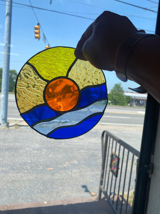 Beginner Stained Glass class, March 14, 11-2